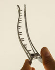 Nar'sha Silver Wave Hair Clip