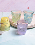 Verre Confettis Hazel Bleu Rosha L.