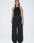 Dr Denim Donna Stream Check Overdye Jeans