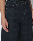 Dr Denim Donna Stream Check Overdye Jeans