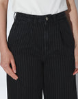 Dr Denim Rhue Black Pinstriped Jeans