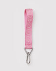 Happy Baggu Pink Keychain