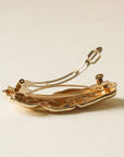 Barrette Texturée Dorée Nar'sha