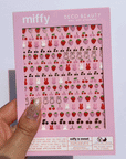 Feuille d'Autocollants pour Ongles Miffy is Sweet Deco Beauty