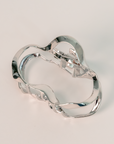 Nar'sha Silver Wave Hair Claw Clip