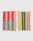 Ensemble de 2 serviettes à Mains Baggu Pool Stripe Mix
