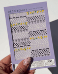 Feuille D'autocollants pour Ongles Polka Dots Deco Beauty