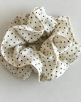 Dipped Shop Polka Dot Satin Scrunchie