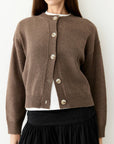Cardigan Lucy Mocha All Row