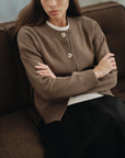 Cardigan Lucy Mocha All Row