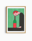 Affiche Bottle 12 x 17po Jean Jullien Kiblind Atelier