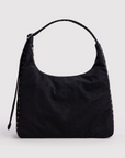 Sac d'Épaule Nylon Baggu Noir Studs