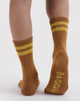 Chaussettes Ribbed Baggu Toffee Stripe