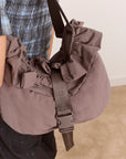 Damson Madder Gray Atticus Buckle Bag