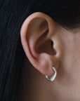 Boucles d'Oreilles Petits Hoops Filé Argent Sarah Bijoux