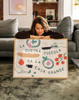 Affiche A Small Kitchen Makes a Big Home Phthalo Ruth - Ex - voto
