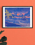 Affiche Apocalyptic sea 12 x 17po Manon Diemer Kiblind Atelier - Ex - voto