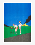 Affiche Barbeuc 12 x 17po S. Bailly Kiblind Atelier - Ex - voto