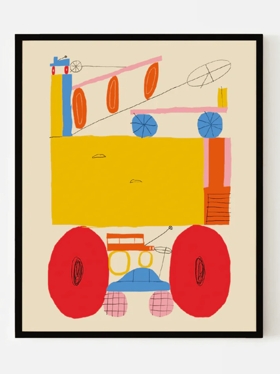Affiche Cars Paperole 8 x 10 - Ex - voto