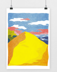 Affiche Dune of Pilat 12 x 17 po Elise Enjalbert Kiblind Atelier - Ex - voto