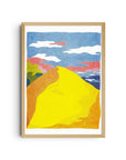 Affiche Dune of Pilat 12 x 17 po Elise Enjalbert Kiblind Atelier - Ex - voto
