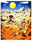 Affiche Extraterrestre 12 x 17po Floor Van Het Nederend Kiblind Atelier - Ex - voto