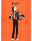 Affiche Flonflons 12 x 17po Jean Jullien Kiblind Atelier - Ex - voto