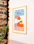 Affiche Garfield 12 x 17po Melek Zertal Kiblind Atelier - Ex - voto