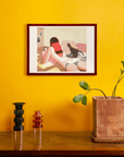 Affiche Just Out of the Bath 12 x 17po S. Wajimaya Kiblind Atelier - Ex - voto