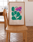Affiche Liv Lee Fuchsia A4 12” x 8.25” - Ex - voto