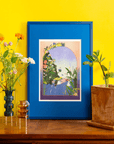 Affiche Miyazaki/Totoro 12 x 17po J. Saboureault Kiblind Atelier - Ex - voto
