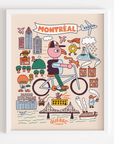 Affiche Montréal Tout Terrain Paperole 8 x 10 - Ex - voto