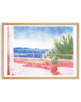 Affiche Paradise Terrace 12 x 17po Bamboulino - Kiblind Atelier - Ex - voto