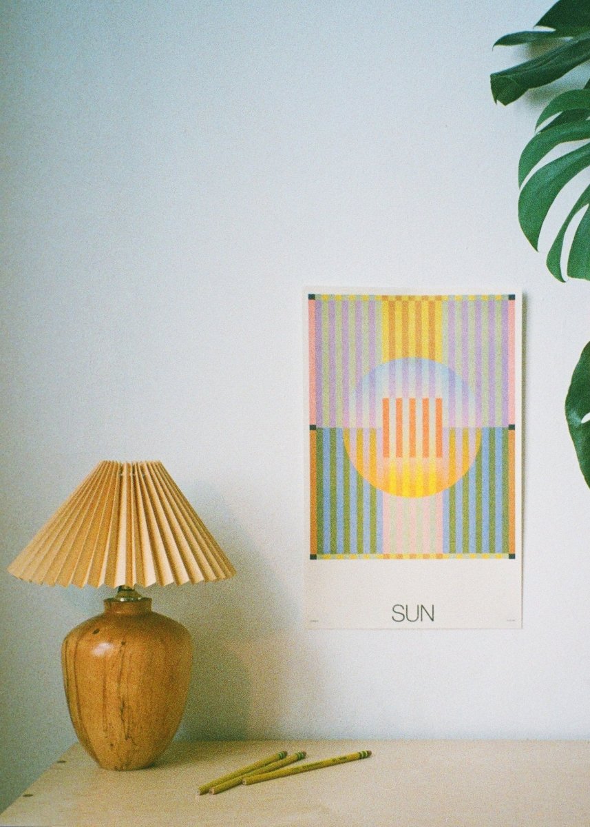 Affiche Riso 11 x 17 Sunroom Sun - Ex - voto