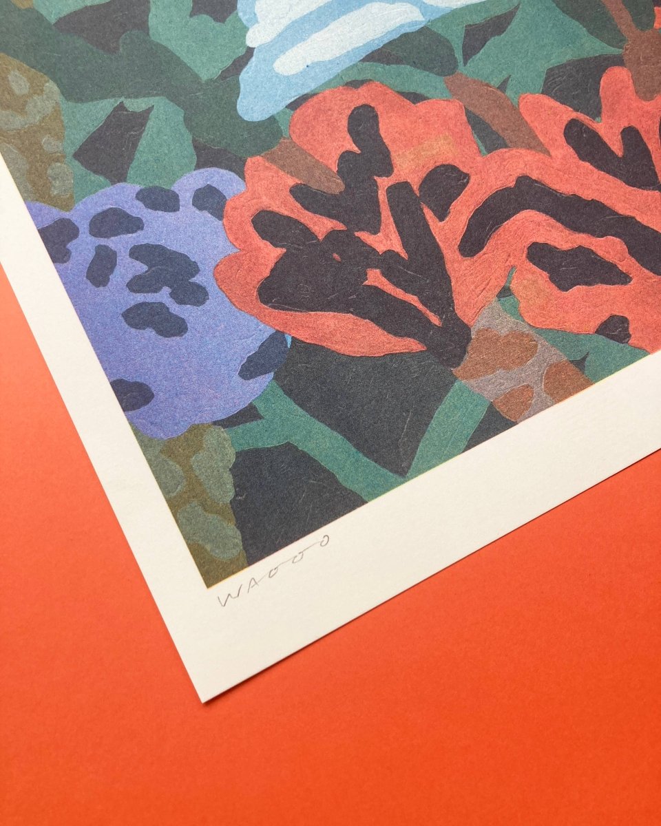 Affiche Riso Flowers of 2023 30x40 cm We are out of office - Ex - voto