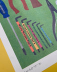 Affiche Riso Some tools from our toolbox 30x40 cm We are out of office - Ex - voto
