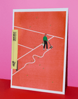 Affiche Roland Garros 12 x 17po S. Bailly Kiblind Atelier - Ex - voto