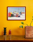 Affiche San Luis Potosi, Mexico 12 x 17po Nao Tatsumi Kiblind Atelier - Ex - voto