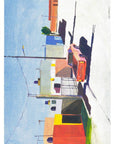 Affiche San Luis Potosi, Mexico 12 x 17po Nao Tatsumi Kiblind Atelier - Ex - voto