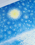 Affiche The Starry Night 12 x 17po Manon Diemer Kiblind Atelier - Ex - voto