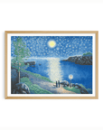 Affiche The Starry Night 12 x 17po Manon Diemer Kiblind Atelier - Ex - voto