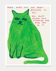 Affiche This Huge Cat 60 x 80 cm D.Shrigley - Ex - voto
