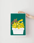 Affiche TOUTE Bouquet Castor et Poutine - Ex - voto