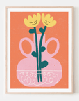 Affiche Tulipes Jaunes Amélie Lehoux x Paperole 8 x 10 - Ex - voto
