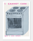 Affichette A5 I Cannot Cook D.Shrigley - Ex - voto