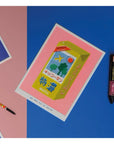 Affichette Riso Japanese Soymilk 5x7po We Are Out of Office - Ex - voto