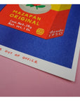 Affichette Riso Mazapan Original 5x7po We Are Out of Office - Ex - voto