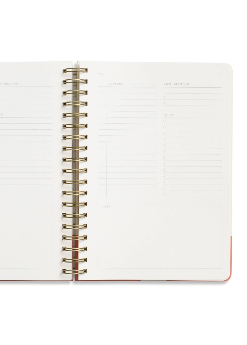 Agenda Hebdomadaire Gradient Orb Papier - Ex - voto