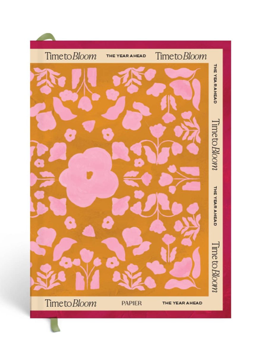 Agenda Non Daté Time To Bloom A5 Papier - Ex - voto