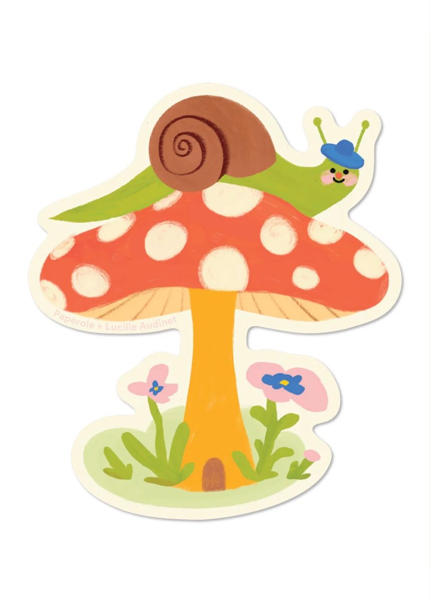 Autocollant Escargot Paperole - Ex - voto
